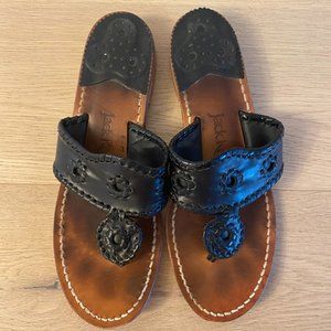Jack Rogers Sandals - Black - Size 8